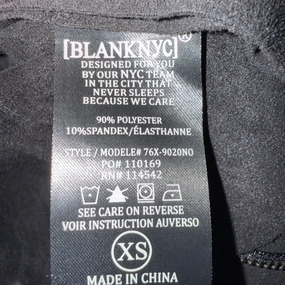 Blank NYC Black Faux Suede Jacket XS - Picture 5 of 5